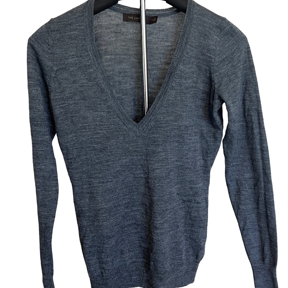 The Limited Charcoal Knit Top